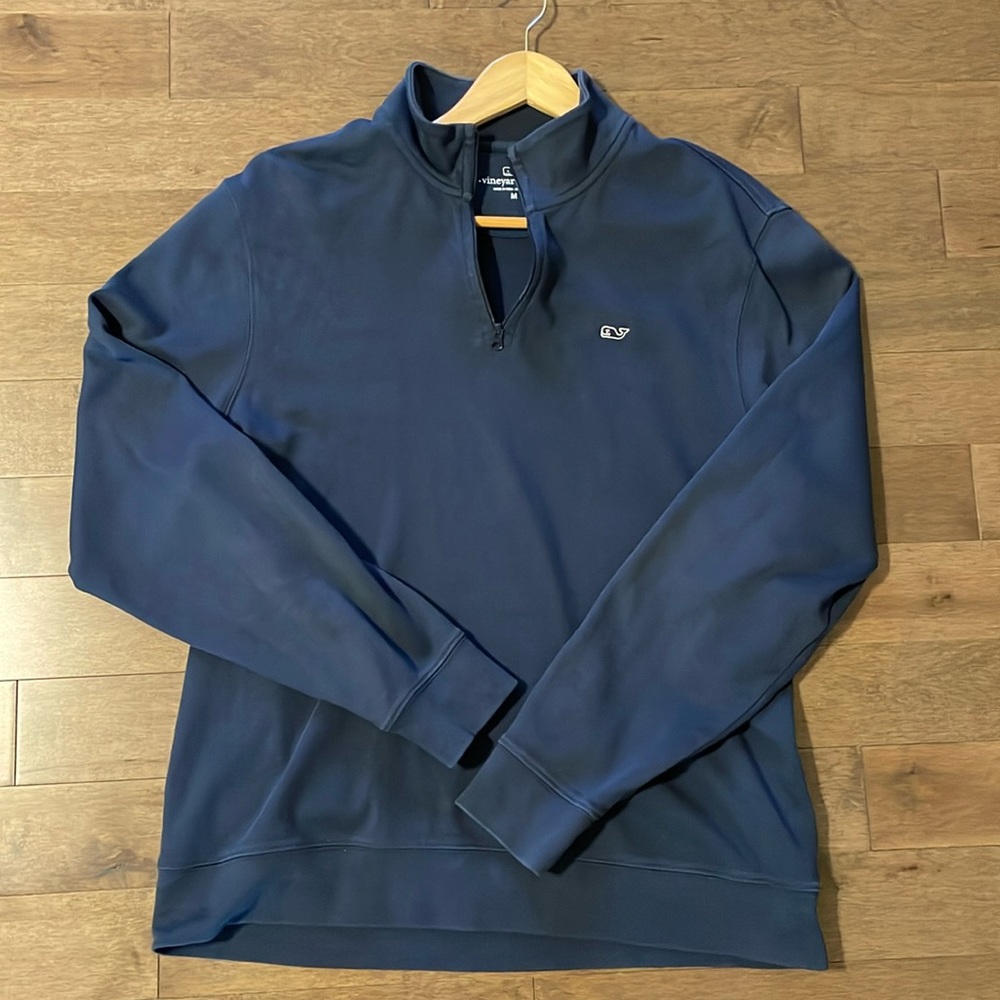 Vineyard vines M 100% Cotton 1/4 zip.